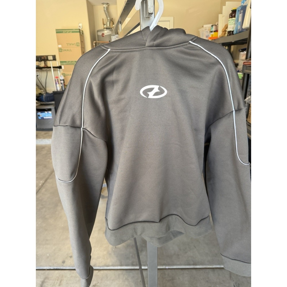 Gray Hoodie Sweatshirt Size Small